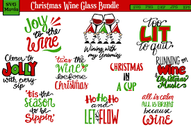 Download Christmas Wine Glass Svg Bundle Christmas Svg Bundle Wine 847369 Cut Files Design Bundles