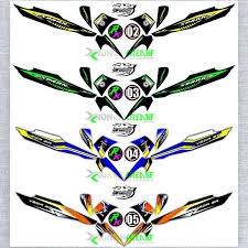 New and second/used yamaha vega for sale in the philippines 2021. Decal Sticker Striping Variasi Semi Fullbody Vega Zr 115 Shopee Philippines