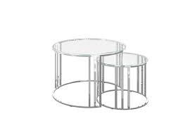 It has a sense of elegance, and it is stylish than any other piece of furniture. Eclipse Round Glass Coffee Table Set Modish Furnishing