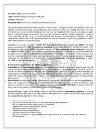 We did not find results for: Sample Position Paper For Mun Peacekeeping Switzerland