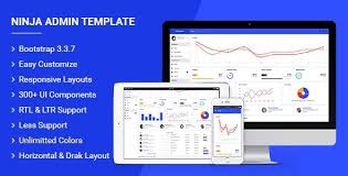 Bootstrap is developed by twitter that is an html5 & css3 framework. Download Ninja Responsive Admin Dashboard Template V2 0 Nulled Babiato Org