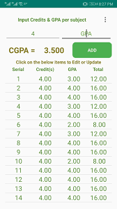 Dear i want to calculate cgpa at to end of each semester how to calculate cgap of all semseters. Best Cgpa Calculator For Android Apk Download