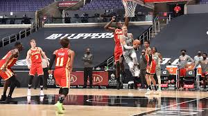The clippers and lakers play home games in the same arena, but use different courts, seating configurations, scorers tables and even basketball hoops, all of which will be switched out. Nba Highlights On Mar 22 Clippers Overcome 22 Points To Beat Hawks Cgtn