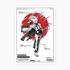 Izuna Guilty Gear Poster for Sale by Jinx Vallhala (592) | Redbubble