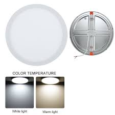 The legs of the recessed light should extend over the new trim and onto the ceiling drywall. Led Ceiling Lights Round Flat Panel Recessed Spot Lamp Hole Adjustable Downlight Ebay