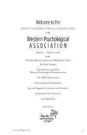 Western Psychological ASSOCIATION