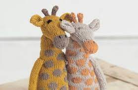 Beginner level (only knits and purls). Knit Giraffes From Noah S Ark Free Knitting Pattern Animal Knitting Patterns Knitting Patterns Love Knitting Patterns