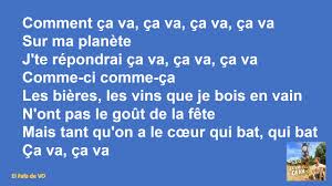 Il fut un temps où j'étais comme vous malgré toutes mes galères, je reste un homme debout lalalala, lalalala lalalala, lalalala lalala, lalalala lalalala, lalalala lalala, lalalala. Claudio Capeo Ca Va Ca Va Chords Chordify
