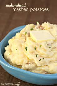 Make Ahead Mashed Potatoes A Favorite Holiday Side Dish Recipe Make Ahead Mashed Potatoes Potato Recipes Side Dishes Mashed Potatoes
