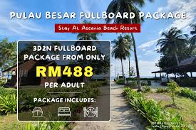 Surrounded by clear lagoons and situated within a marine park, aseania resort pulau besar features comfortable chalets overlooking the garden or the sea. 1 Step 1 Footprint ä¸€æ­¥ä¸€è„šå° Startseite Facebook