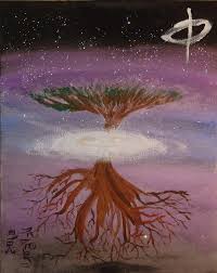 Yggdrasil For A New Millennium Painting By White Rabbit Studio Illustration of a treefolk character, yggdrasil. yggdrasil for a new millennium by white rabbit studio