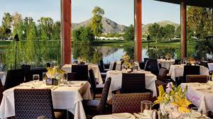 Scottsdale Seafood Restaurant Dining With A Mountain View