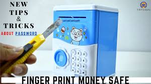 Tabung ini kira & susun duit syiling awak! Finger Print Sensor Piggy Bank How To Change Password Forgotten Password Unboxing Money Safe Youtube