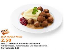Ikea Hmmmmm Lecker Fur Ikea Family Die 10er Portion Kottbullar Mit Beilage Und Preisselbeeren Statt Normal Fur 4 50 Fur Nur 2 50 Euro Snipz De