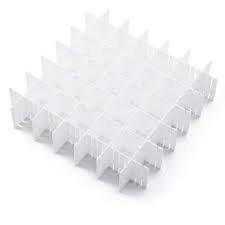 Diy Separadores De Cajones 32 4x7 Cm Jsf Set De 12 Ajustable Organizador De Cajones Blanco A En 2020 Separadores De Cajon Organizador De Cajones Separador De Cajon