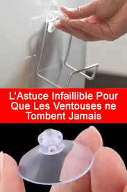 L Astuce Infaillible Pour Que Les Ventouses Ne Tombent Jamais En 2020 Astuces Pour Nettoyer Recettes De Nettoyage Trucs Et Astuces Bricolage