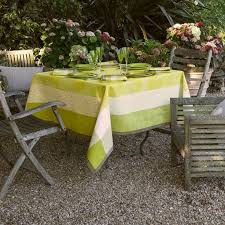 Nappe Parfums De Bagatelle Freesia 100 Coton Decoration Artdelable Fleurs Flower Vert Green Serviette De Table Nappe Jacquard