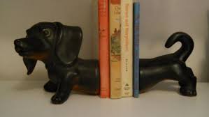 Dachshund Bookends