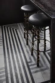 Black And White Marble Floor Patterns Patterns Stripes Kelly Wearstler X Ann Sacks Liaison Hillcrest Stone Patterned Tiles Black And White S Ann Sacks Tiles Custom Floor Design Floor Patterns