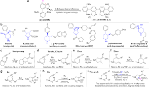 pyrrolidines and piperidines bearing chiral tertiary