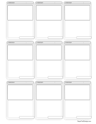 Blank pokemon card templates with a transparent background. Pokemon Card Template Free Printable Paper Trail Design