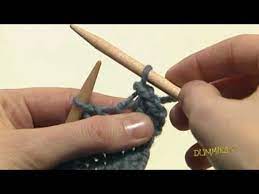 Binding off makes the #knitting project ready to use! How To Bind Off Your Knitting For Dummies Youtube