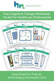 Which cbt worksheets to use really depends on whether you are a therapy professional or a client. Download Your Free Packet Of Cognitive Therapy Worksheets On Happyneuron Pro This Packet Includes 10 Cognitive Activities Therapy Worksheets Cognitive Therapy