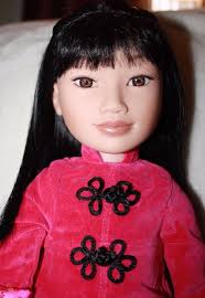 Karito Kids Wan Ling Doll Lot 6 outfits, Book, Passport Festival Dragon