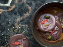 Mendiants Baies De Goji Orange Confite Et Pistache Recette Recette Orange Confit Pistache