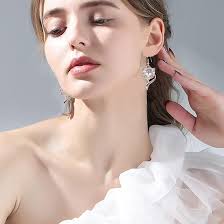 Buy 5 Pairs Cute Little Fox Animal Pendant Drop Dangle Earrings for Women  Girls Wild Crystal Rhinestone Simple Exquisite Jewelry Earring Set,  Stainless Steel Crystal, crystal at Amazon.in