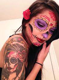 An eerie animated prop can authentically recreate that frightful skin crawling feeling with sudden motion or startling animation. Cinco De Mayo Skull Makeup She Replicated Her Tattoo Love It Cinco De Mayo Dia De Los Muertos
