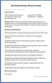 Purchasing Manager Resume Sample Lewis Ackerson 1985 Ticonderoga Blvd Suite 27 Home 001 125 7852695 Silver Springs Florida
