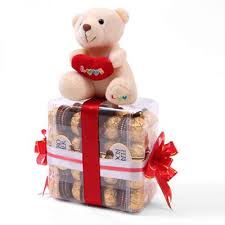 Check spelling or type a new query. Ferrero Chocolates And Cute Teddy Bear Send Flower Sendflowers Pk