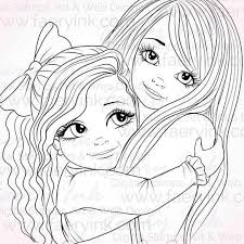 Big sister coloring pages are a fun way for kids of all ages to develop creativity, focus, motor skills … Me And My Older Sister Ink Art Mom Coloring Pages Art