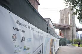 Vinyl fences fence repair iron work. The Fence Returns To Brooklyn Bridge Park Featuring Photographers From Around The World