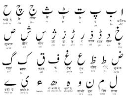 حروف اللغة الاردية المرسال
