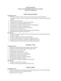 Maybe you would like to learn more about one of these? Job Description Tkj