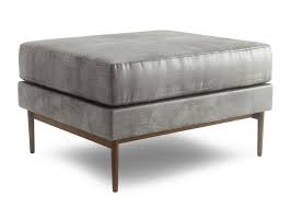 Rove Concepts Furniture Leather Ottoman Mid Century Modern Furniture Ottoman