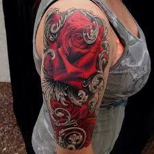 I Wish I Had One Like That Tattoo Ideas Central Rose Tattoo Sleeve Tattoos Badass Tattoos