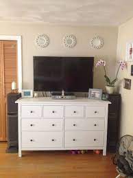 See more ideas about ikea hemnes dresser, ikea hemnes, hemnes dresser. 70 Marvelous Bedroom Tv Stands Decorations That Make You Comfortable To Watch Tv 2 Dresser Decor Bedroom Bedroom Tv Stand Tv In Bedroom