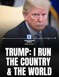 I'm having a lot of fun, considering what I do,' says Trump of his second  term as he says this time he runs the country and the world