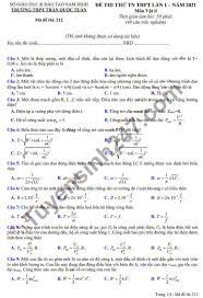 Đề thi thử thpt quốc gia 2021 môn lý. Ä'á» Thi Thá»­ Tá»'t Nghiá»‡p Thpt 2021 Mon Ly Thpt Tráº§n Quá»'c Tuáº¥n Láº§n 1