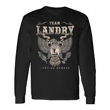 Team Landry Family Name Lifetime Member Long Sleeve T-Shirt