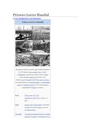 Maybe you would like to learn more about one of these? 1 Guerra Mundial Acontecimientos Y Descripciones De Los Sucesos Studocu