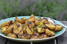 Grilled Baby Potatoes With Dijon Mustard Herbs Once Upon A Chef Recipe Vegetable Recipes Recipes Potatoes