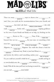 A fun little game for beginning programmers. Mad Libs Nostalgia