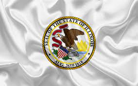 Affordable and search from millions of royalty free images, photos and vectors. Download Wallpapers Illinois Flag Flags Of States Flag State Of Illinois Usa State Illinois White Silk Flag Illinois Coat Of Arms Besthqwallpapers Com Illinois Bandera Estados Unidos