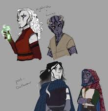How many star wars characters do you know? Claire Caduceus Supremacy 2021 On Twitter More Star Wars Au This Time With Yasha As A Nightsister From Dathomir With Lucien Until A Dathomirian Spell Causes Them To Lose Their Memories