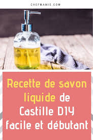 Recette De Savon Liquide De Castille Diy Facile Et Debutant En 2020 Recettes De Savon Savon Savon De Castille