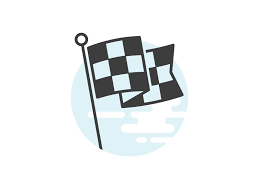 Checkered Flag Illustration Flag Icon Checkered Checkered Flag